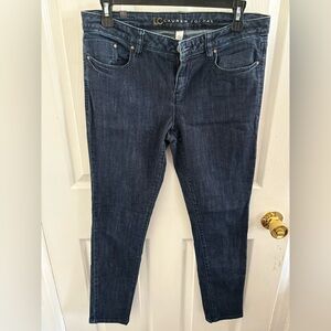 LC Lauren Conrad Blue Skinny Jeans Classic Style